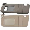 Driver Side Sun Visor with Mirror for 2007-2011 Toyota Camry Beige - 2