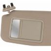 Driver Side Sun Visor with Mirror for 2007-2011 Toyota Camry Beige - 4