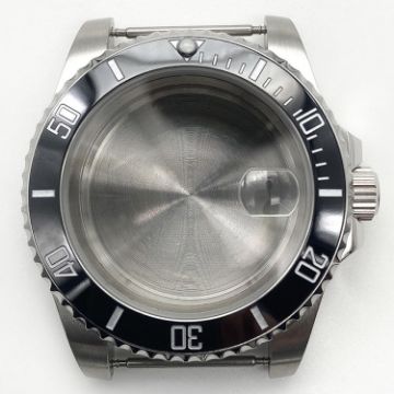 Stainless Steel Case for Rolex 2813/8215/2836 Movement (Black) - 1