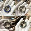 Rolex GMT Watch Case 2813/8215/2836/3804/8200 Black Blue Ring - 4