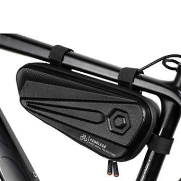 WEST BIKING YP0707257 EVA Hard Shell Bicycle Triangle Bag (Black) - 1
