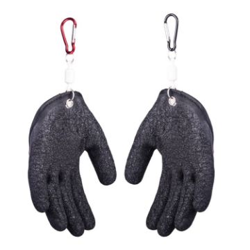 Anti-Skid Stab-Resistant Fishing Gloves with Magnetic Buckles - 1