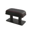 Universal Leather Car Armrest Box Pad (Black+Red Line) - 1