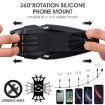WEST BIKING Waterproof Bike Top Tube Bag - Black - 5