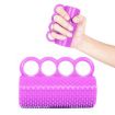 Purple Hemiplegia Finger Rehab Grip Ball for Adult Massage Training - 1
