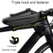 WEST BIKING EVA Hard Shell Phone Bag for Bicycle (Dark Green) - 6