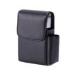 Fashion Business Card Case - Lychee Pattern Black Cigarette Box - 1