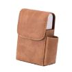 Cigarette Box Style Business Card Holder - Crazy Horse Apricot - 1