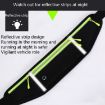 Waterproof Waist Bag with Phone Pocket & Bottle Holder - Black Green - 6