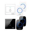 CACAZI H10 Wireless Music Doorbell, EU Plug, No Battery (White) - 2