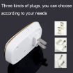 CACAZI Smart Wireless Doorbell Waterproof Pager, US Plug, Silver - 5