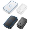 CACAZI A19 Wireless Music Doorbell, EU Plug, Black, No Battery - 2