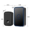 CACAZI A19 Wireless Music Doorbell 1 For 1, UK Plug, No Battery (White) - 3