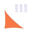 Triangle Sunshade Sail, Waterproof & Anti-UV, 3m x 4m x 5m (Orange) - 1