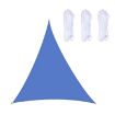 Royal Blue Triangle Sunshade Sail, Waterproof, Anti-UV, 3m x 3m x 3m - 1
