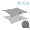 Royal Blue Triangle Sunshade Sail - 3.6m Waterproof & UV Protect - 5