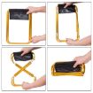 Portable Red Camping Chair - Folding 7075 Aluminum Stool, 24.5x22.5x27cm - 6