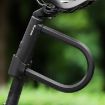 WEST BIKING XL U-Shaped Bicycle Key Lock, Anti-Theft, Black - 5