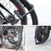 WEST BIKING XL U-Shaped Bicycle Key Lock, Anti-Theft, Black - 6