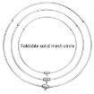 Foldable Stainless Steel Fishing Net, Solid 45cm Mesh - 5