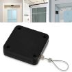 P093 Telescher Door Closer Sliding Anti-Theft 3rd Gen Black 800g 1.2m - 1
