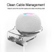 Transparent Acrylic Wall/Desktop Bracket for HomePod Mini - 5