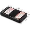 Carbon Fiber Metal Card Holder RFID Anti-Theft Ultra-Thin (Black) - 3