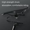 WEST BIKING YP0801100 Bicycle Seat Cushions Shock Absorbers (Black) - 6