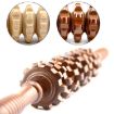 Wooden Leg & Abdominal Roller Massager (368 Wheel) - 4