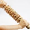 Wooden Leg & Abdominal Roller Massager (368 Wheel) - 5