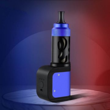 Portable Blue Car Ashtray Lazy Cigarette Holder Driving Use - 1