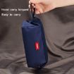 ANGOO Navy Large-Capacity Simple Boat Shape Pencil Case - 5
