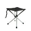 Retractable Stainless Steel Stool for Camping, Beach & Fishing, S - 1