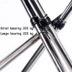 Retractable Stainless Steel Stool for Camping, Beach & Fishing, S - 4