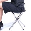 Retractable Stainless Steel Stool for Camping, Beach & Fishing, S - 6
