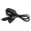 12/24V Car Compressor Refrigerator Power Cord with Switch, 2m - 1