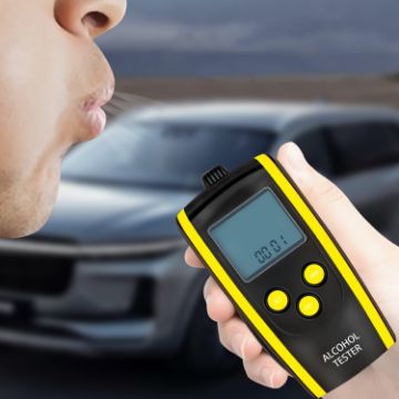 HT-611 High Resolution Audio Breathing Alcohol Tester - 1