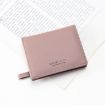 BATSIOE Lotus Pink Two-Fold Ladies Wallet with Coin Purse - 1
