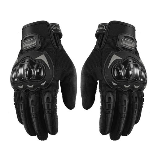 Riding Tribe MCS-17 Touch Screen Motorcycle Gloves, Size: L (Black) - 1