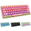 LEAVEN K28 61 Keys RGB Wireless/Wired Mechanical Keyboard Red Axis - 2