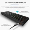 LEAVEN K28 61 Keys RGB Wireless/Wired Mechanical Keyboard Red Axis - 5