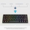 LEAVEN K28 RGB Wireless Bluetooth Wired Mechanical Keyboard Red Axis - 4