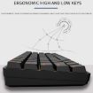 LEAVEN K28 RGB Wireless Bluetooth Wired Mechanical Keyboard Red Axis - 6