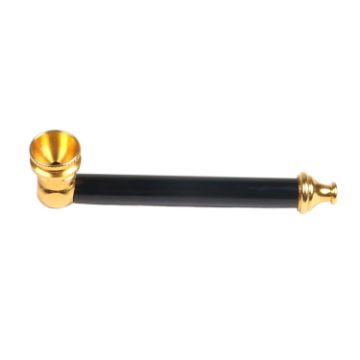Small Black Imitation Gold Copper Pipe - 1