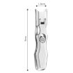 Large Black Stainless Steel Anti-Fly Splattering Nail Knife - 3