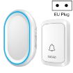 CACAZI A80 Wireless Music Doorbell EU Plug - Battery Free (White) - 1