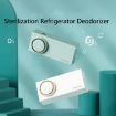 L18 Refrigerator Deodorizer Sterilization Odor Air Purifier (White) - 2