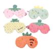 Shallow Pink Strawberry Fruit Plush Soft Eye Mask for Girls - 2