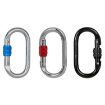 XINDA XDQ96068 Steel Lock Climbing Carabiner (Silver Red) - 2