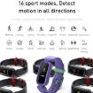 S90 Bluetooth Smart Bracelet: Sleep Monitor & Sports Pedometer (Black) - 6